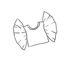 Load image into Gallery viewer, Juneteenth Butterfly Sleeve Top