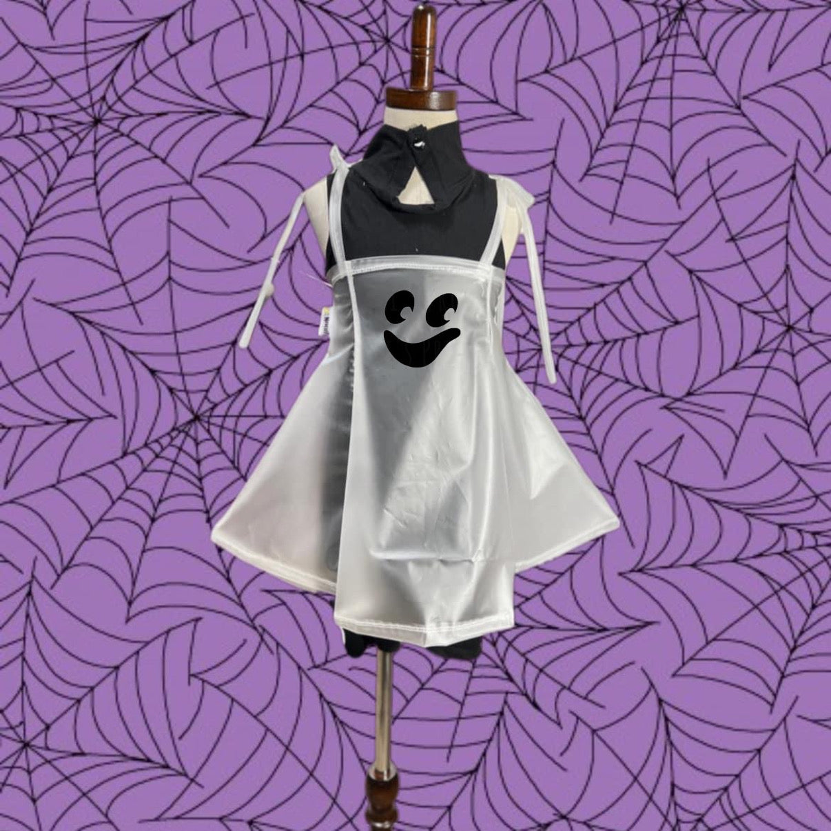 Translucent Ghost Boo Bucket Jumper/Skirt