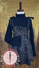 Load image into Gallery viewer, Black Ribbed Long Sleeved Turtleneck