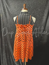 Load image into Gallery viewer, 5/6 Mesh Orange Dress