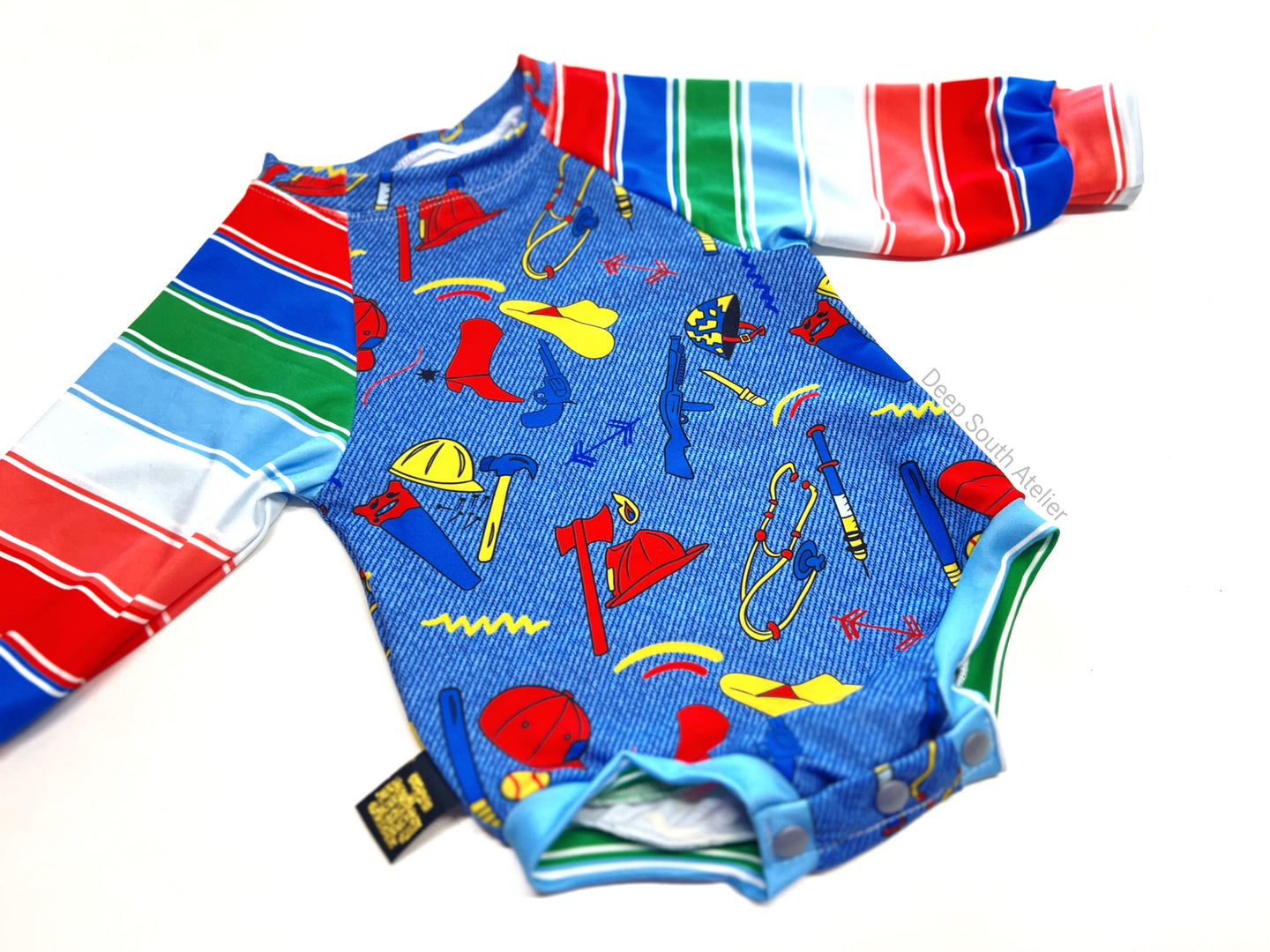 RTS 6/9M Raglan Romper