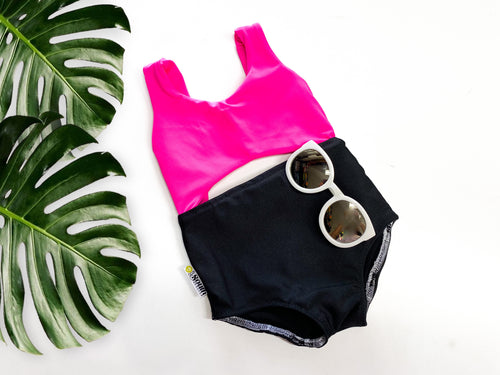 Neon Pink By The Pool Swimsuit