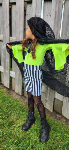 Striped Pencil Skirt