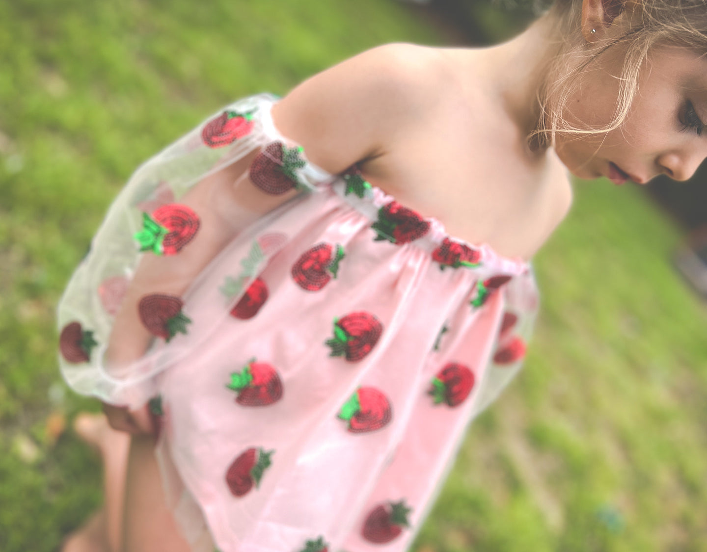 Strawberry Long Sleeved Top