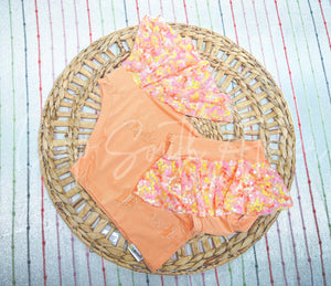 Peach Butterfly Top (top only)