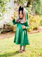 Load image into Gallery viewer, Yule Dress (Forest Green)